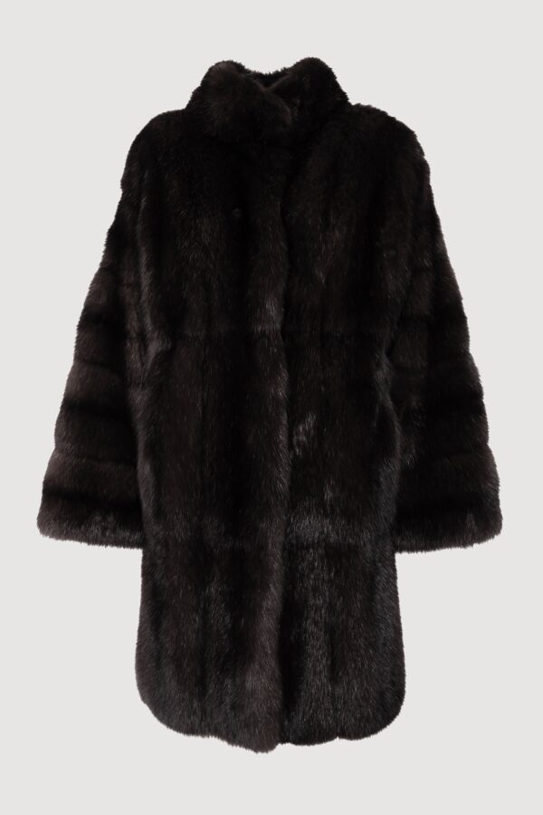 Coat in sable barguzinsky dark