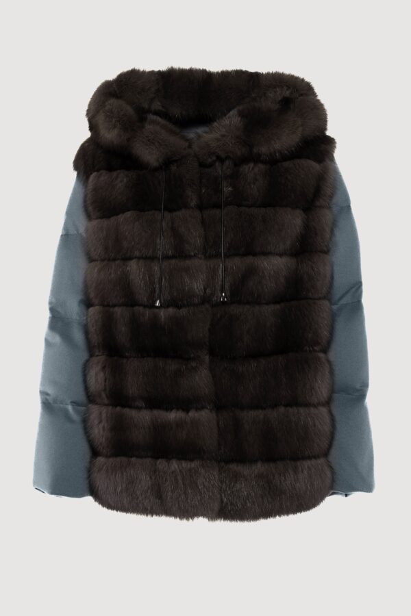 Cashmere duvet with sable eclipse