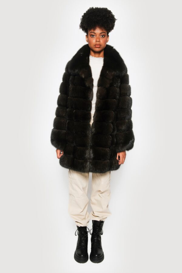 Long Jacket in sable barguzinsky dark