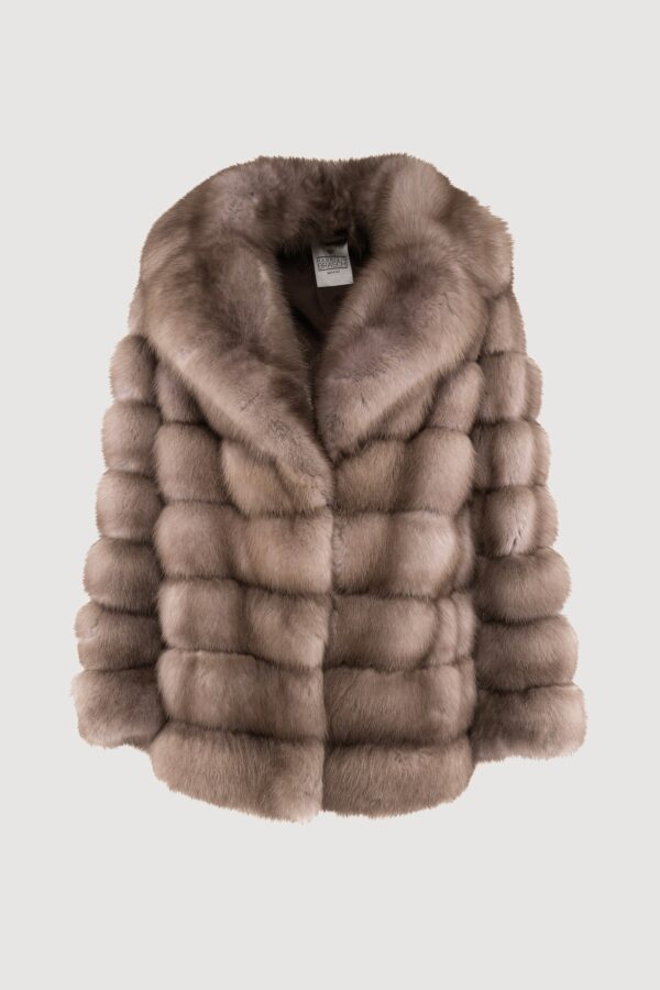 Jacket in sable majesty