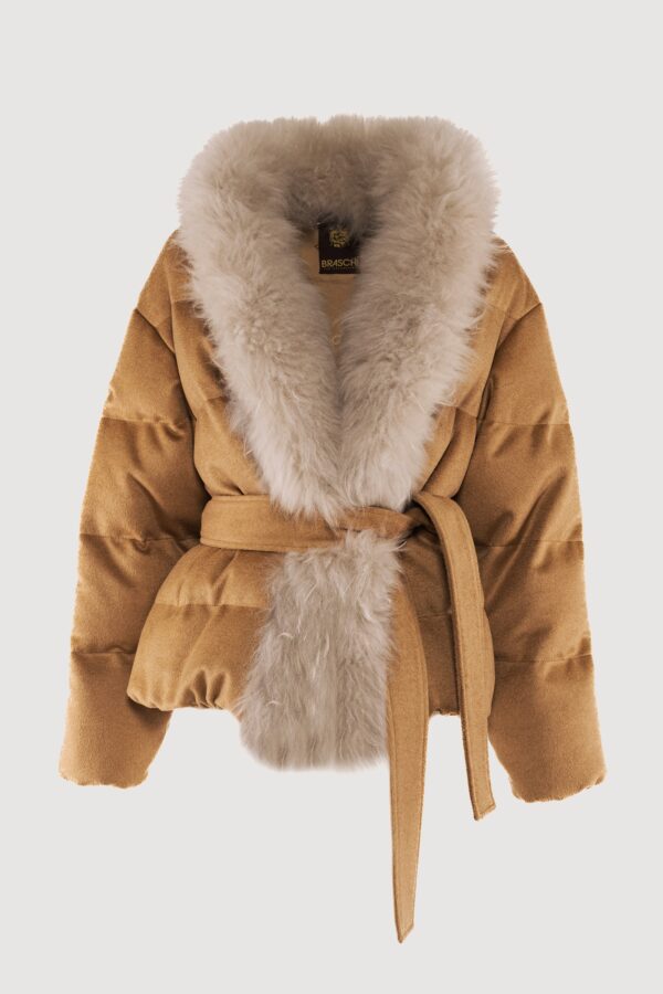 Cashmere and mohair duvet