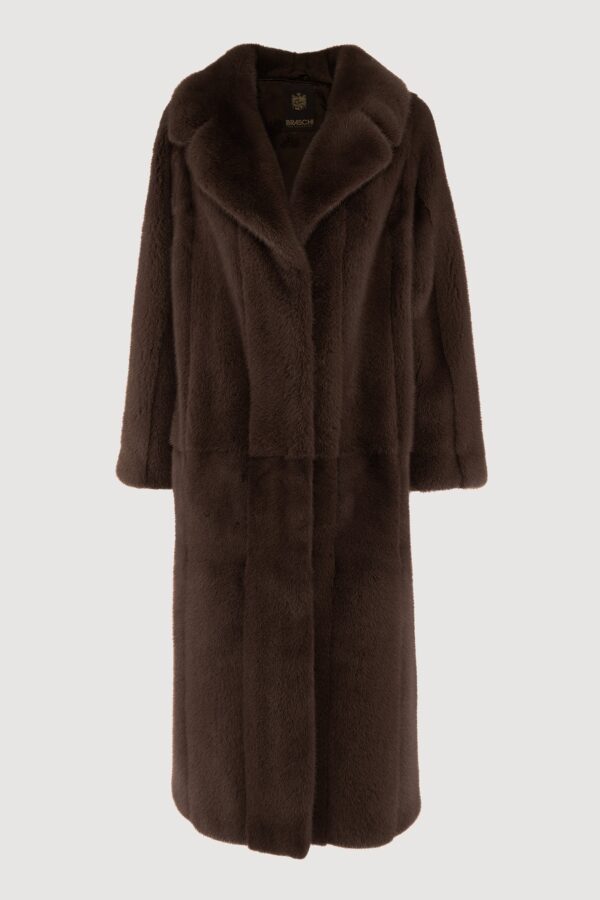 Mink cocoa coat