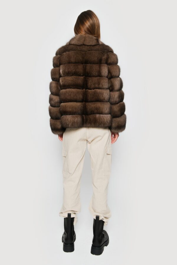 Tech jacket with graphite sable